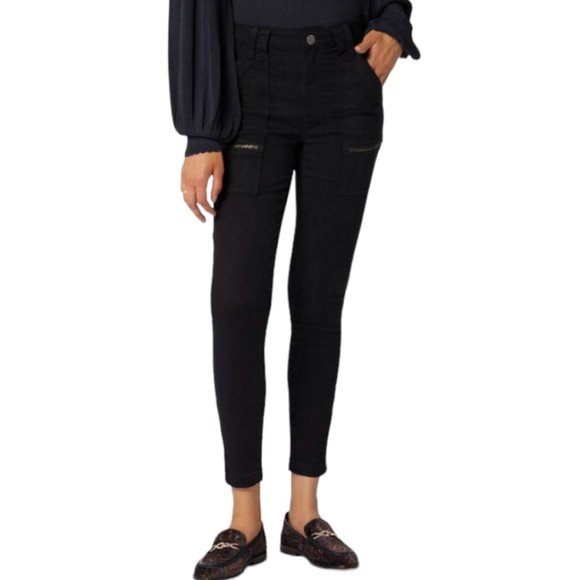 Joie Pants - JOIE Park Cargo Black Pants with Zippers Size 14 W32 NEW